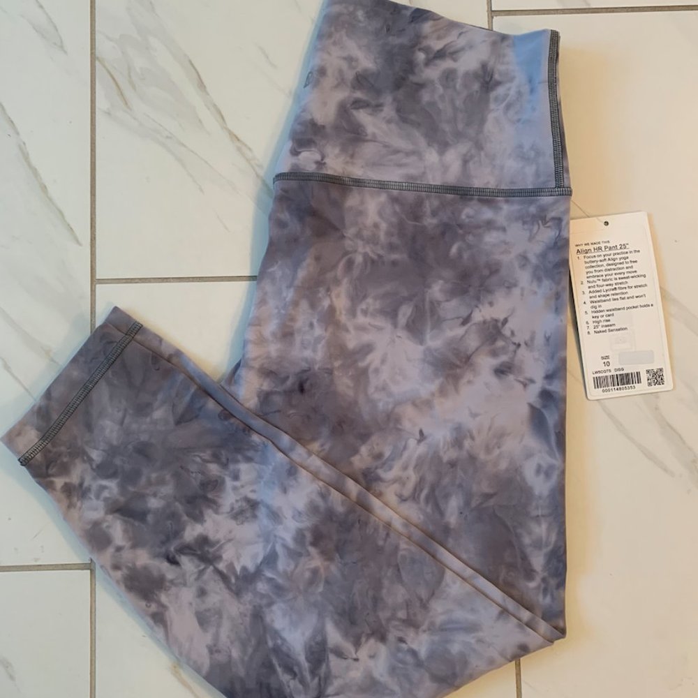 Lululemon NWT RARE Align Pant 25” Diamond Dye DISG